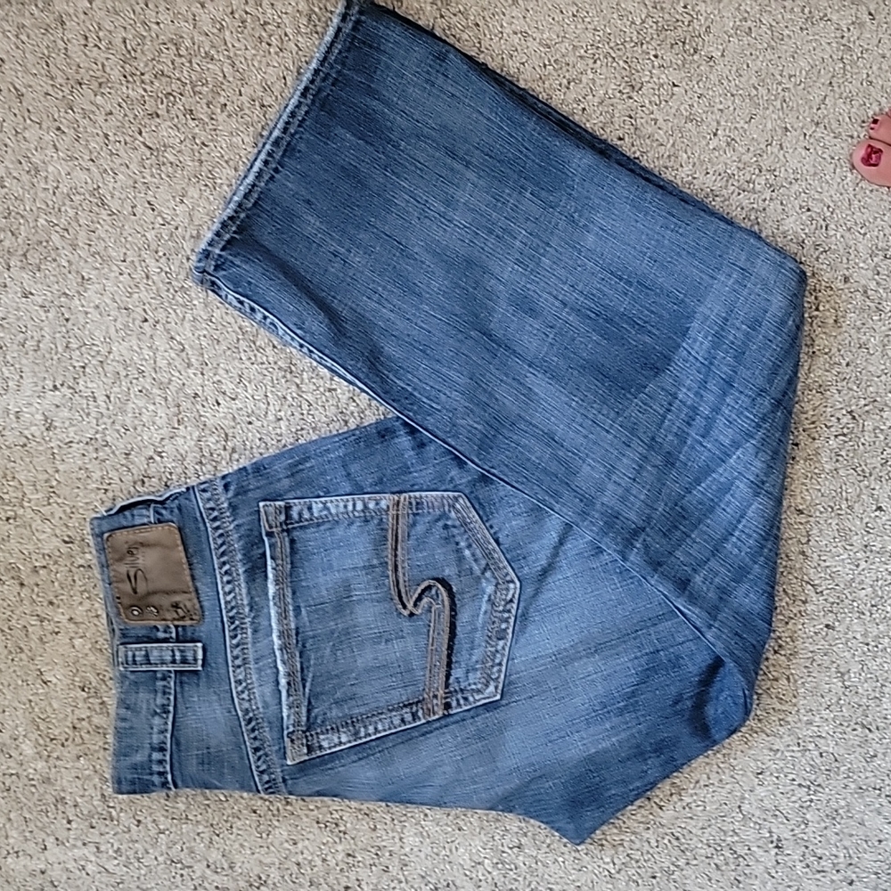 Mens Silver Gordie Jeans